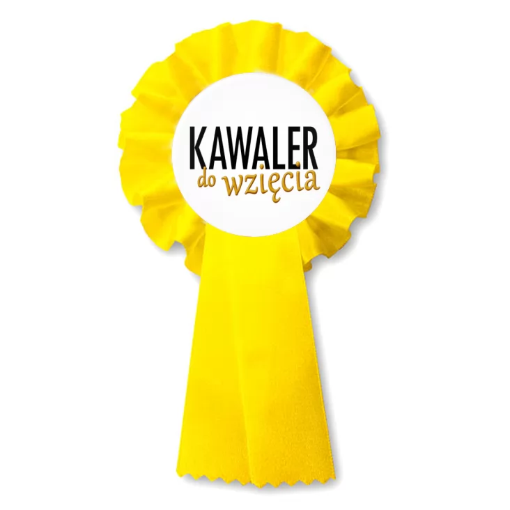przypinka kotylion Kawaler do wzięcia