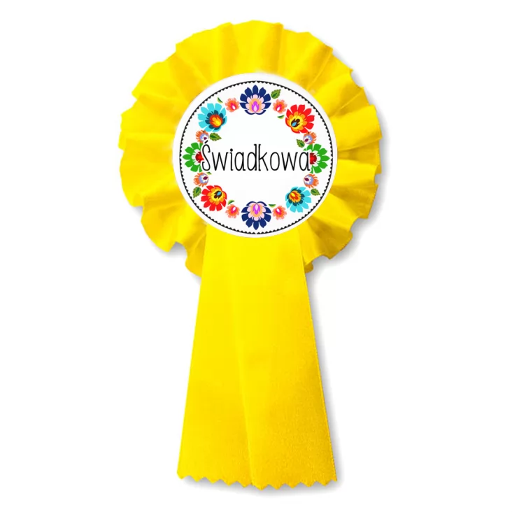 przypinka kotylion Świadkowa