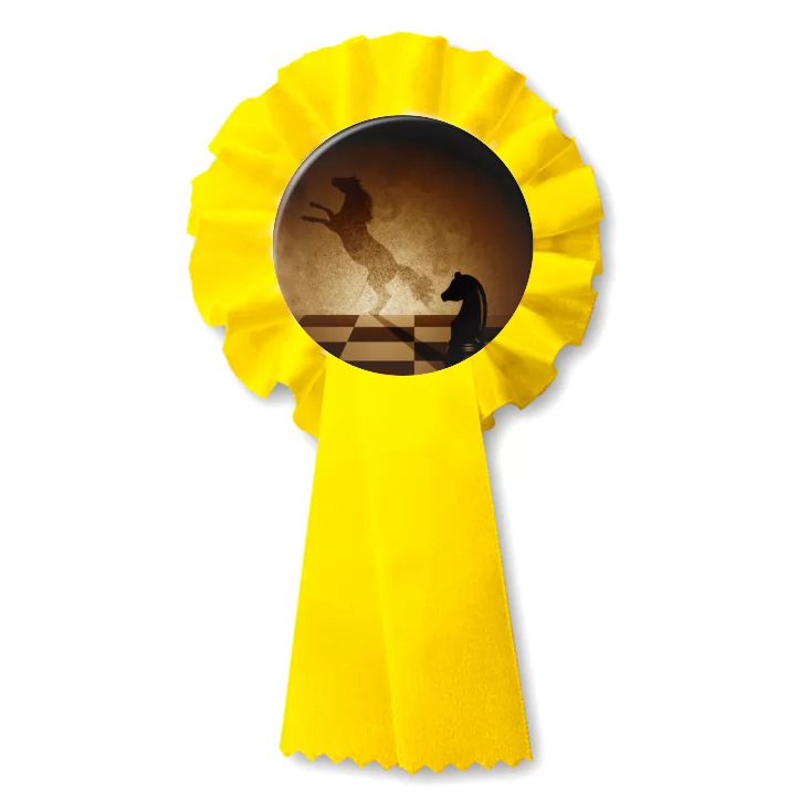 przypinka kotylion Szachy