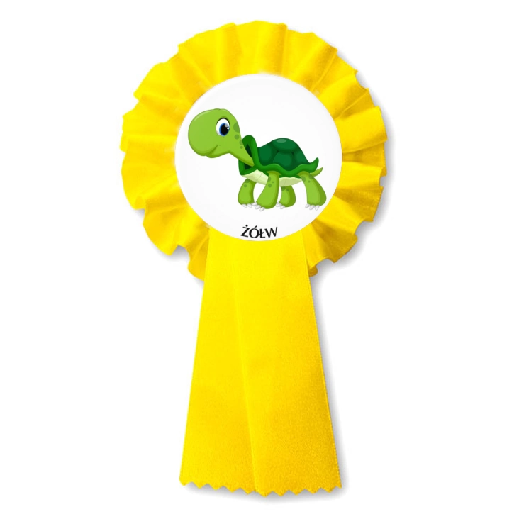 przypinka kotylion Żółw