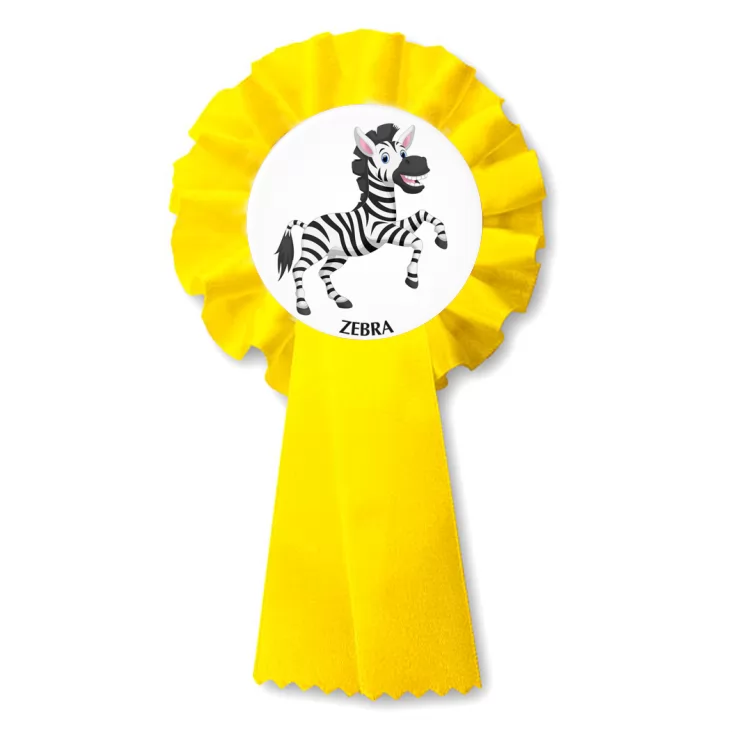 przypinka kotylion Zebra