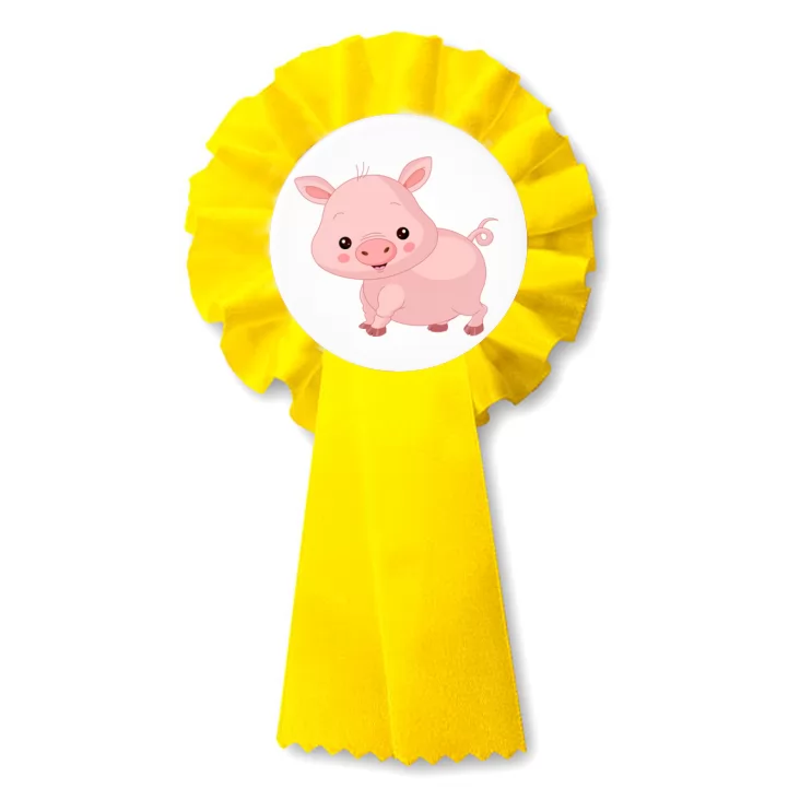 przypinka kotylion Świnka