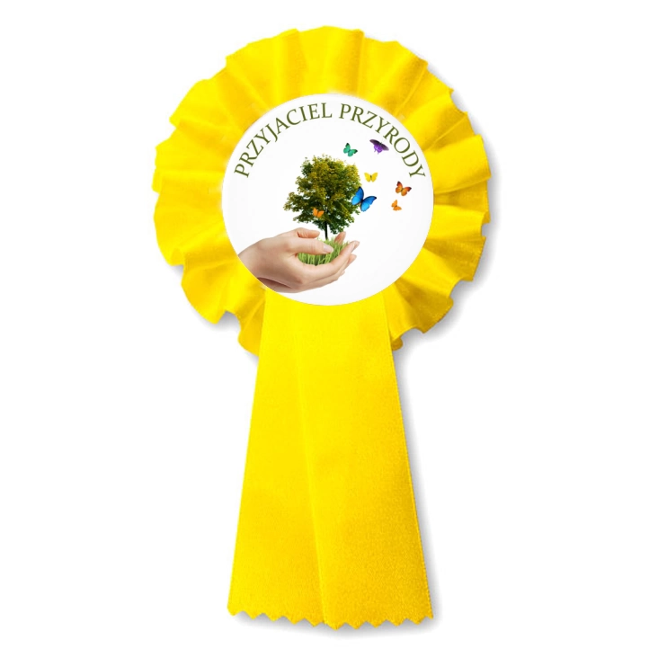 przypinka kotylion Przyjaciel przyrody