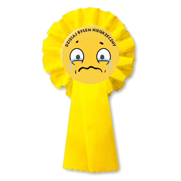 przypinka kotylion Dzisiaj byłem niegrzeczny