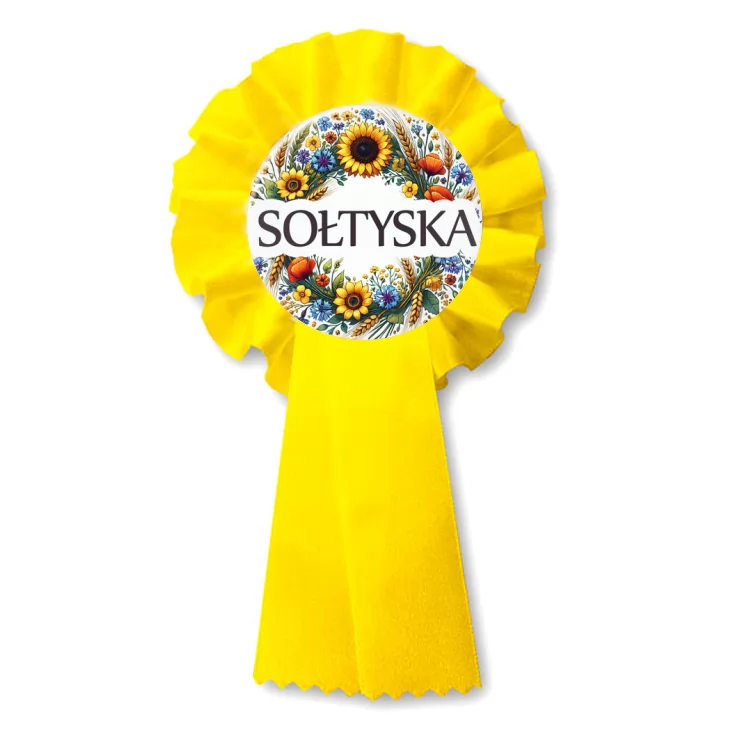 przypinka kotylion Sołtyska polskie kwiaty polne
