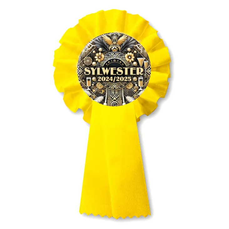 przypinka kotylion Sylwester w stylu lat 20