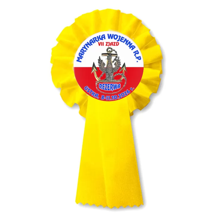 przypinka kotylion VII Zjazd Marynarki Wojennej RP Ustka 2026