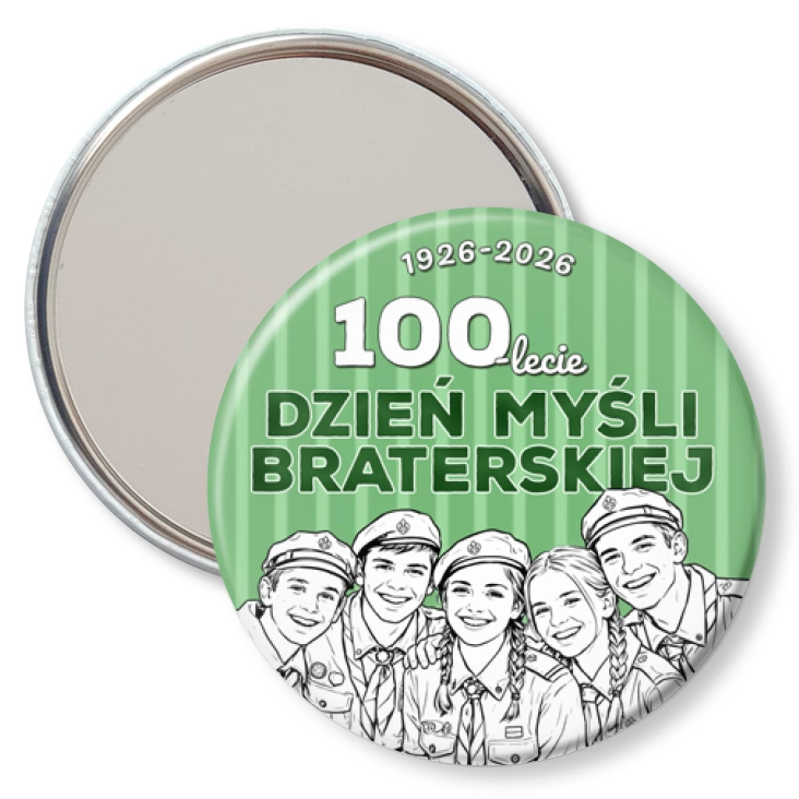 przypinka lusterko 100-lecie DMB