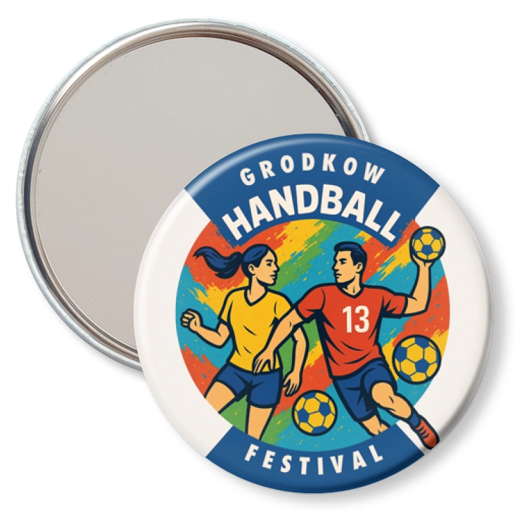 przypinka lusterko 13 Grodkow Handball Festival