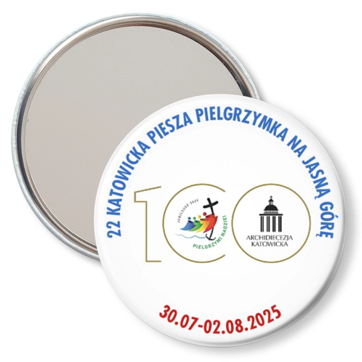 przypinka lusterko 22 Katowicka Piesza Pielgrzymka na Jasną Górę