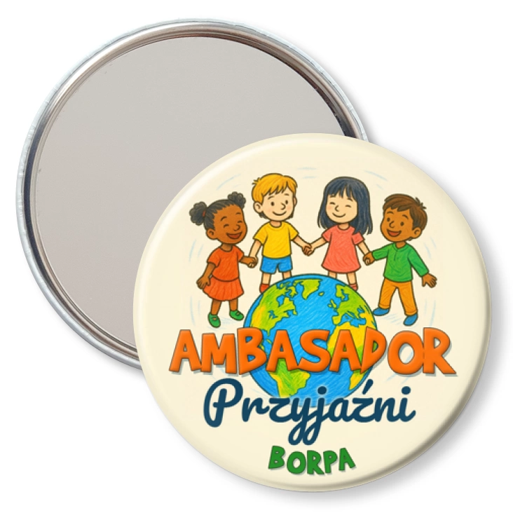 przypinka lusterko Ambasador przyjaźni