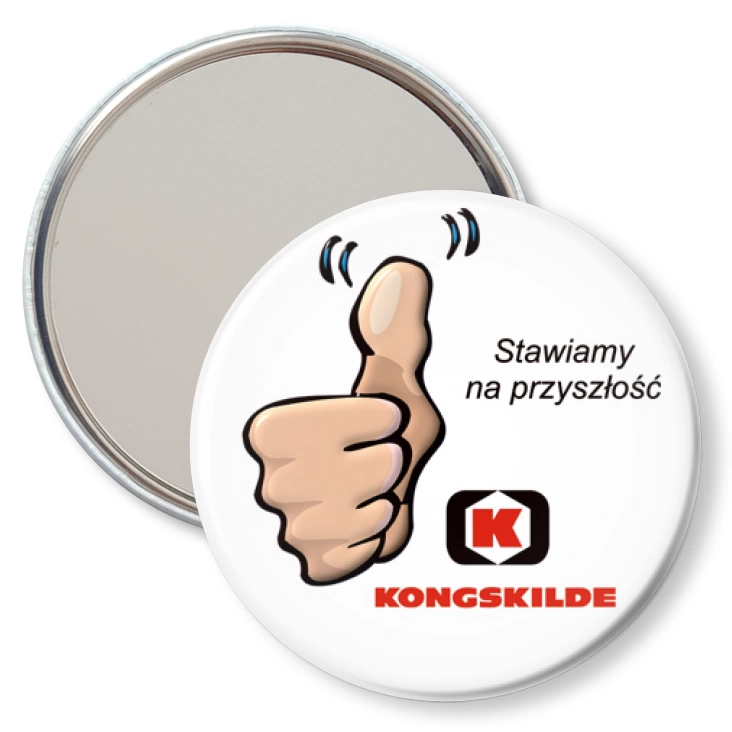 przypinka lusterko Konskilde - Stawiamy na przyszłość