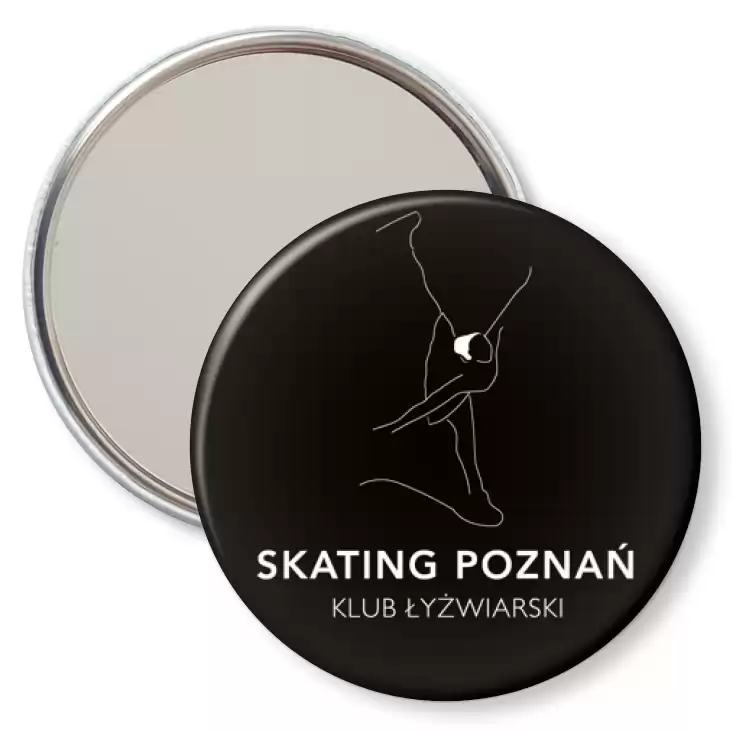 przypinka lusterko Skating Poznań