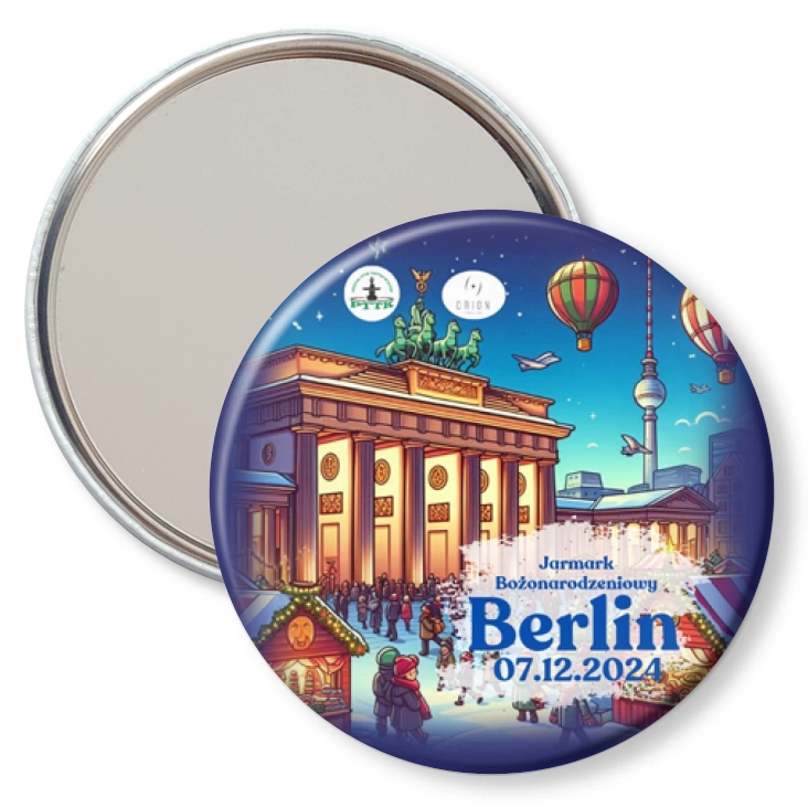 przypinka lusterko Berlin PTTK Nysa