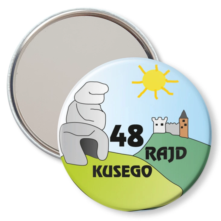 przypinka lusterko 48 Rajd Kusego