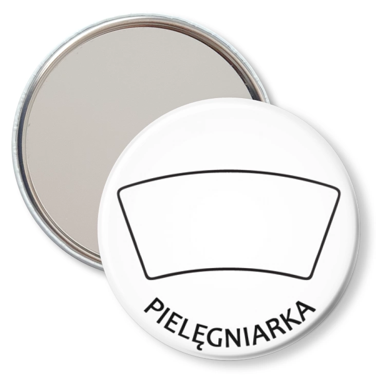 przypinka lusterko Czepek bez paska