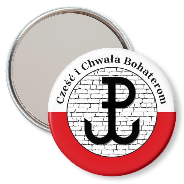 przypinka lusterko Cześć i Chwała Bohaterom
