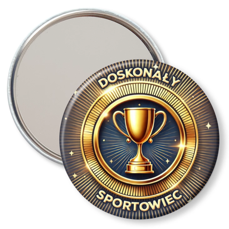 przypinka lusterko Doskonały sportowiec