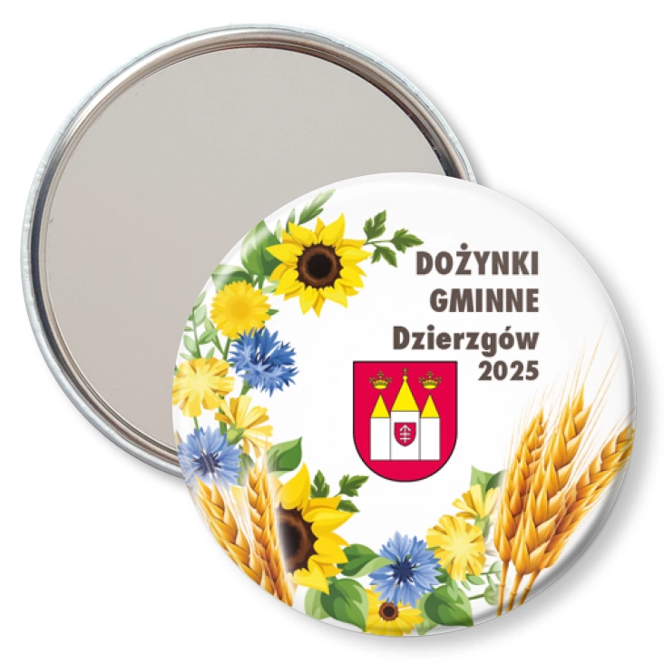 przypinka lusterko Dożynki Gminne Dzierzgów 2025