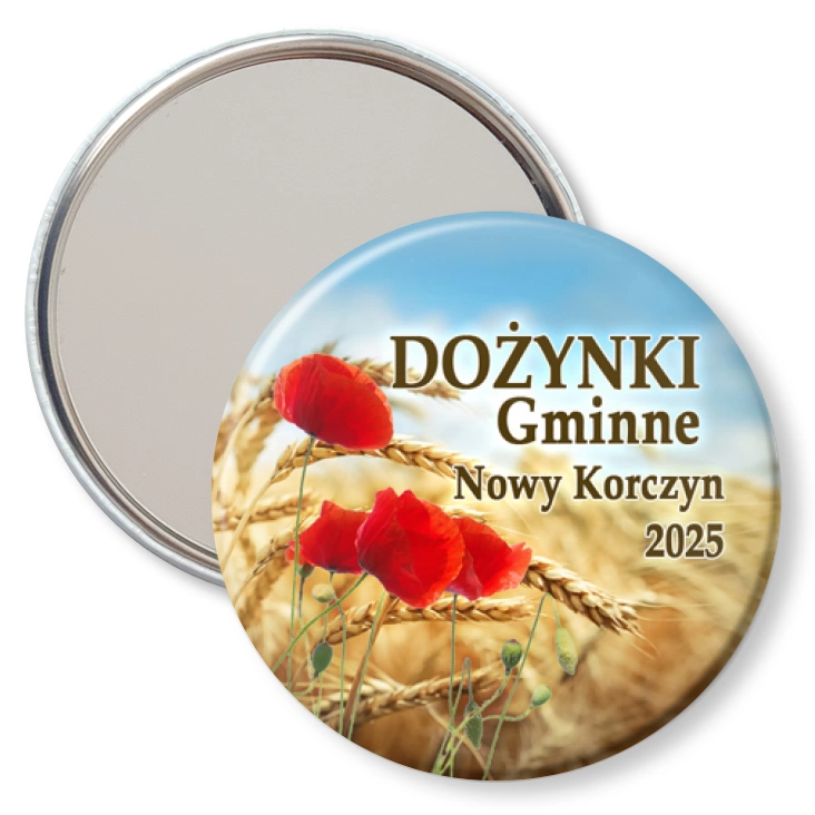 przypinka lusterko Dożynki Gminne w Nowym Korczynie 2025