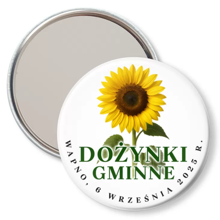 przypinka lusterko Dożynki Gminne Wapno 2025