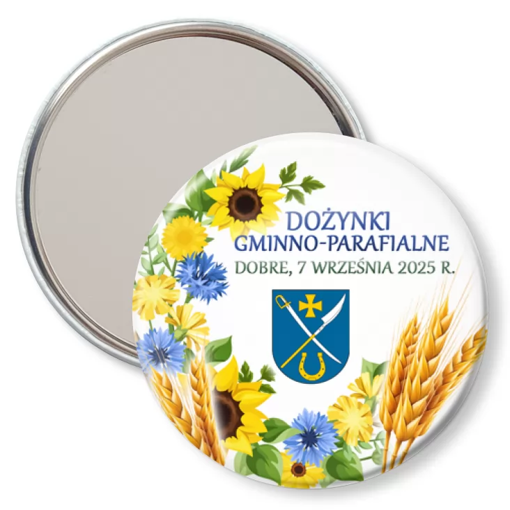 przypinka lusterko Dożynki Gminno-Parafialne Dobre 2025
