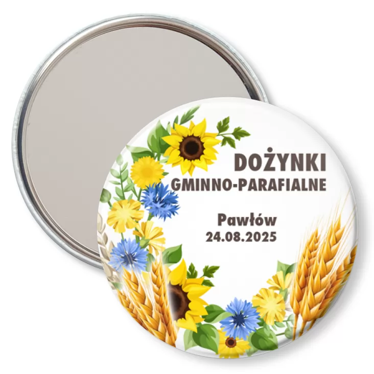 przypinka lusterko Dożynki Gminno-Parafialne Pawłów 2025