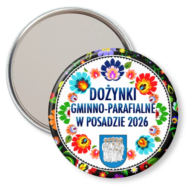 przypinka lusterko Dożynki Gminno-parafialne w Posadzie