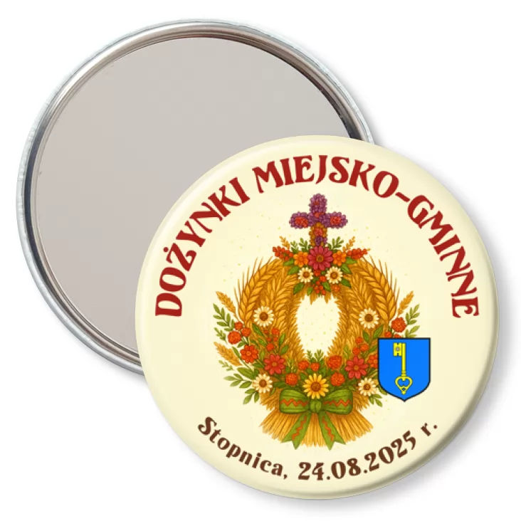 przypinka lusterko Dożynki miejsko-gminne Stopnica 2025