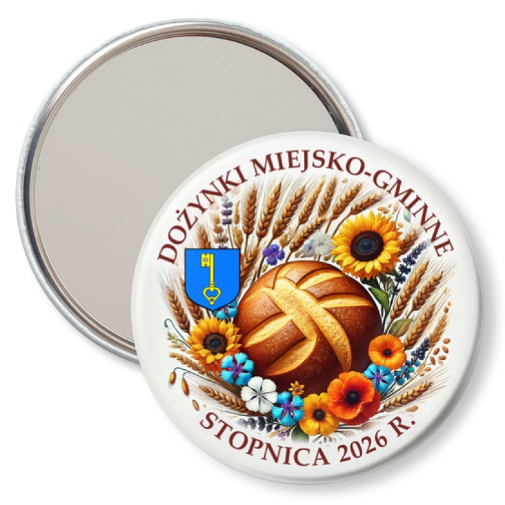 przypinka lusterko Dożynki Miejsko-Gminne Stopnica 2026