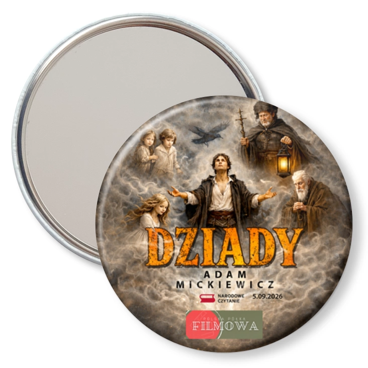przypinka lusterko Dziady PPF