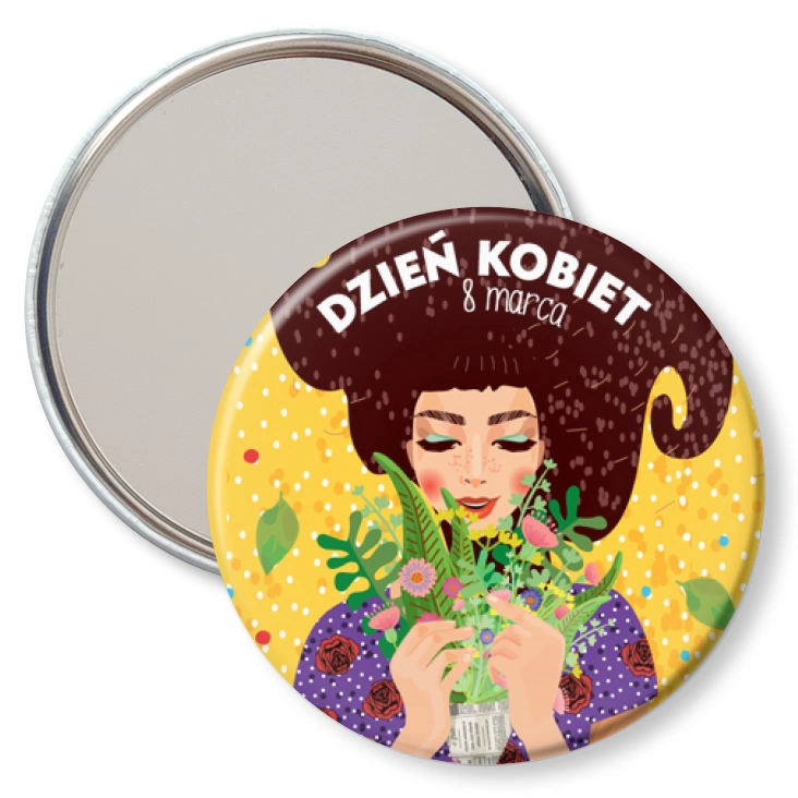 przypinka lusterko Dzień Kobiet 8 marca