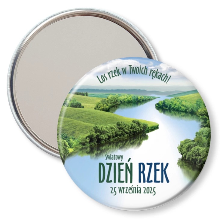 przypinka lusterko Dzień Rzek