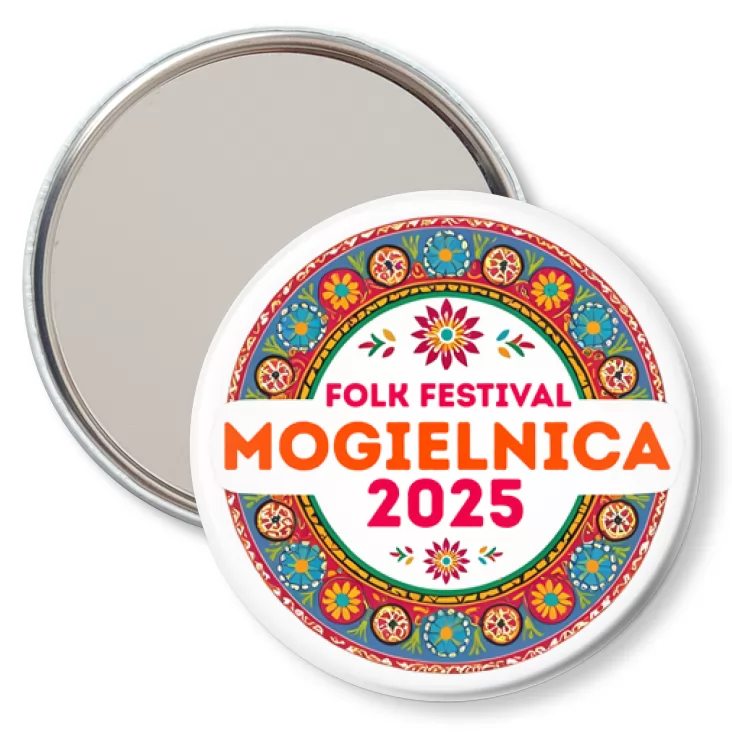 przypinka lusterko Folk Festival Mogielnica 2025