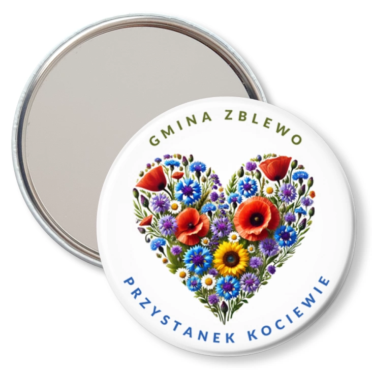 przypinka lusterko Gmina Zblewo Przystanek Kociewie