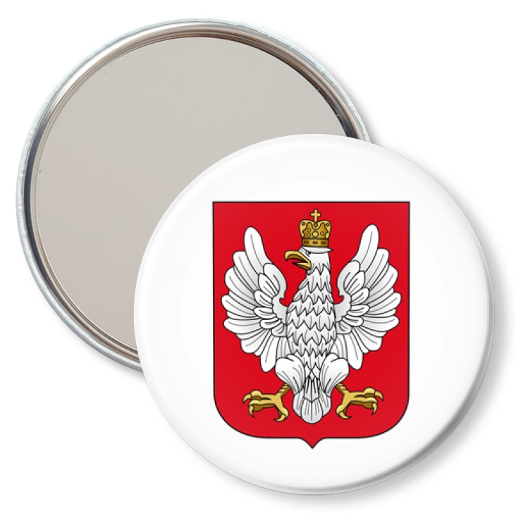 przypinka lusterko Godło Polski historyczne 1919-1927 r.