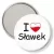 Przypinka lusterko I love Sławek