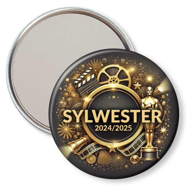 przypinka lusterko Impreza sylwestrowa w stylu Hollywood