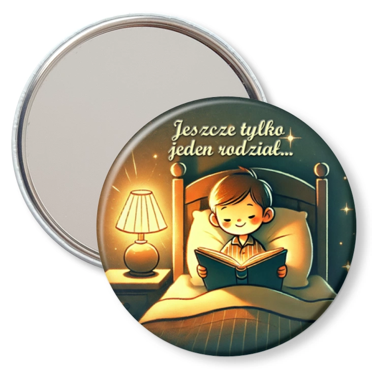 przypinka lusterko Jeszcze tylko jeden rozdział