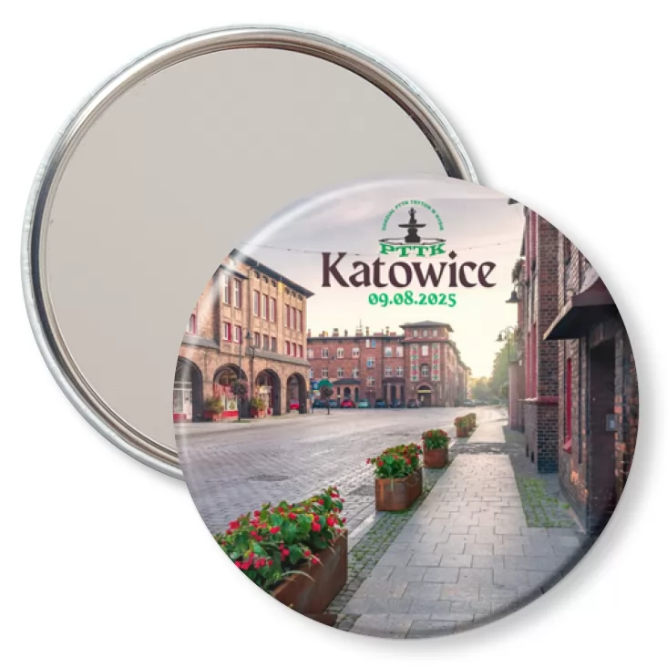 przypinka lusterko Katowice 2025 PTTK Nysa