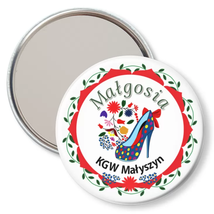 przypinka lusterko KGW Małyszyn