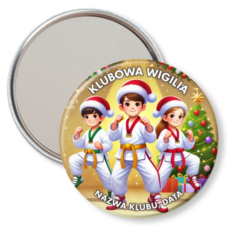 przypinka lusterko Klubowa wigilia taekwondo
