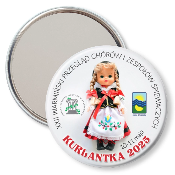 przypinka lusterko Kurlantka 2025
