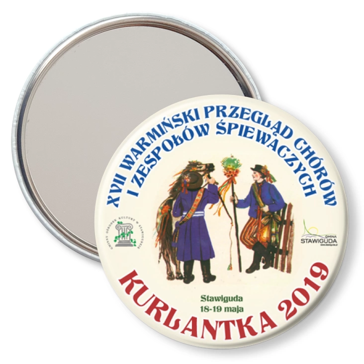 przypinka lusterko Kurlantka 2019