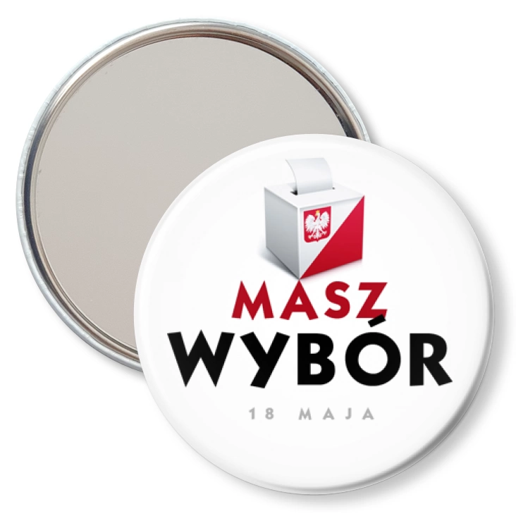 przypinka lusterko Masz wybór Wybory