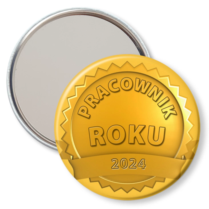 przypinka lusterko Medal pracownik roku