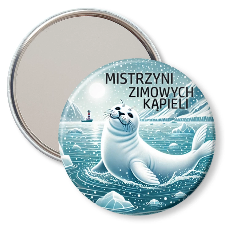 przypinka lusterko Mistrzyni zimowych kąpieli