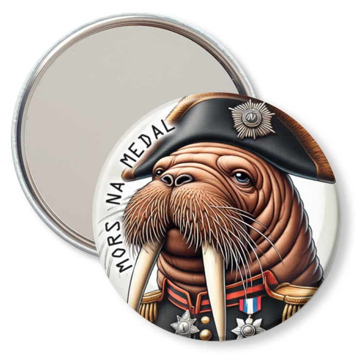 przypinka lusterko Mors z medalami