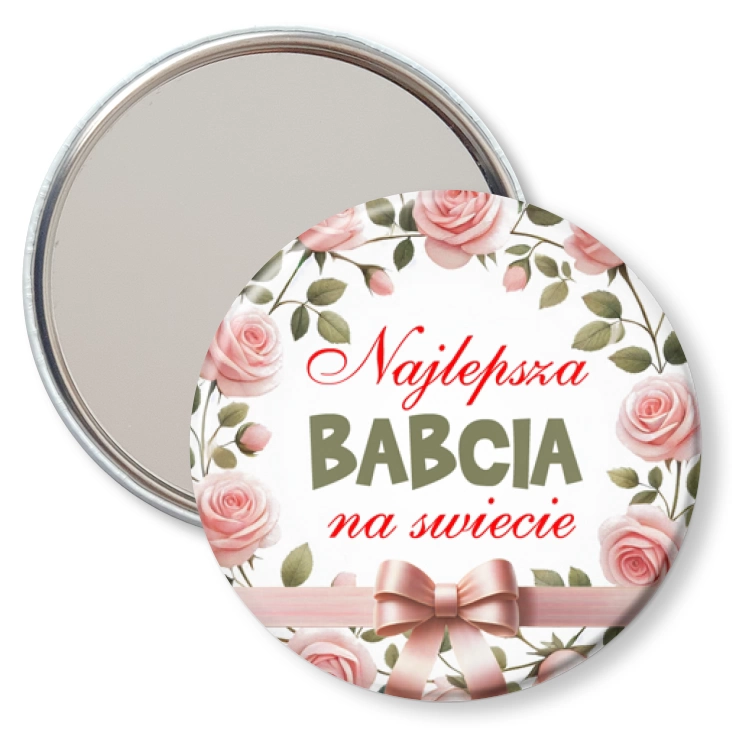 przypinka lusterko Najlepsza babcia