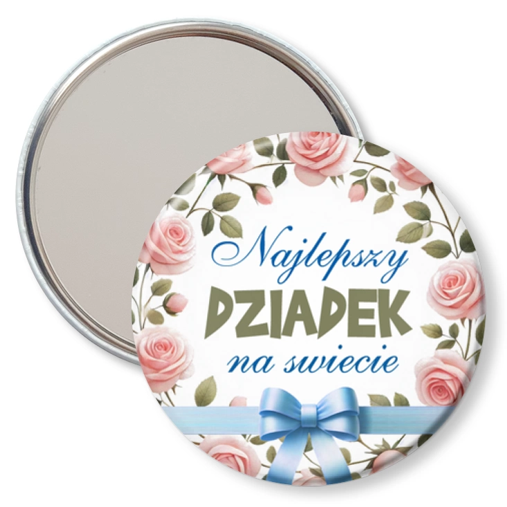 przypinka lusterko Najlepszy dziadek